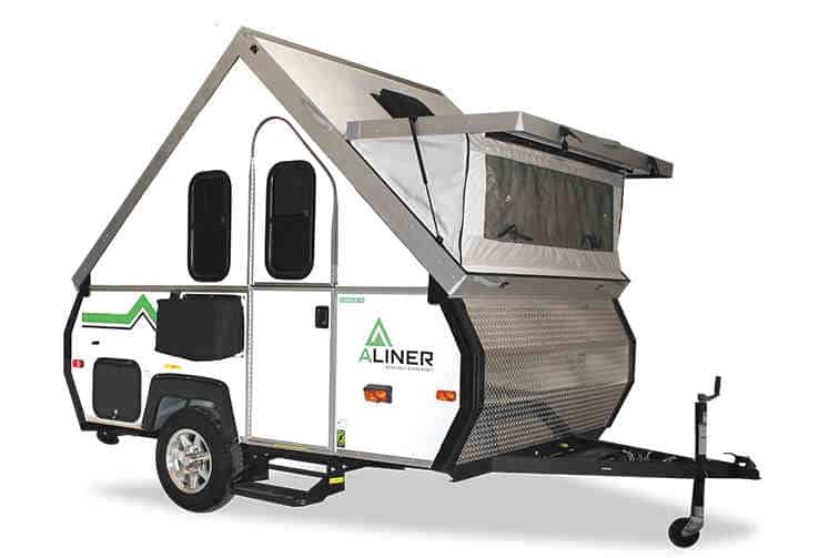 aliner pop-up a-frame camping trailer